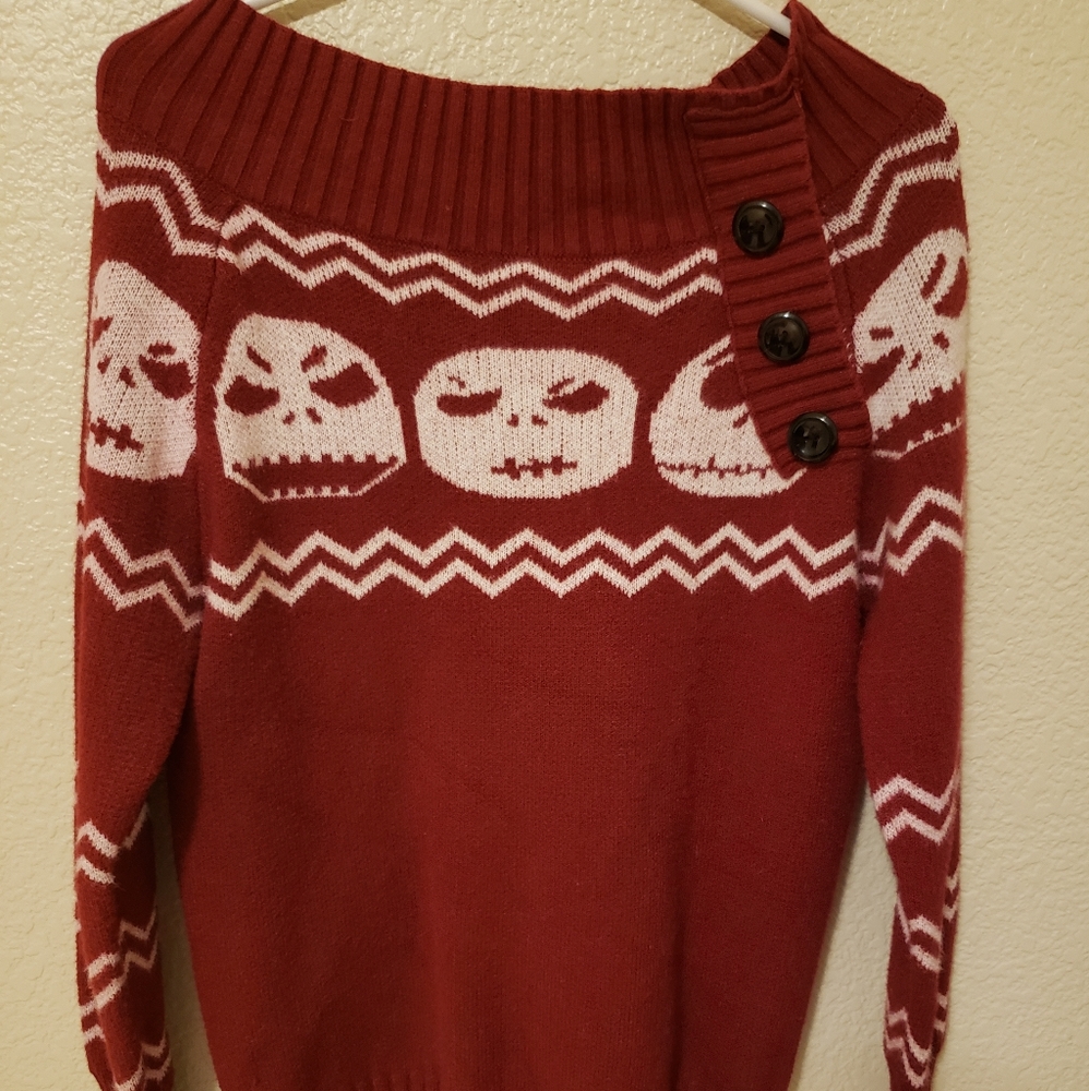 Jack button sweater
